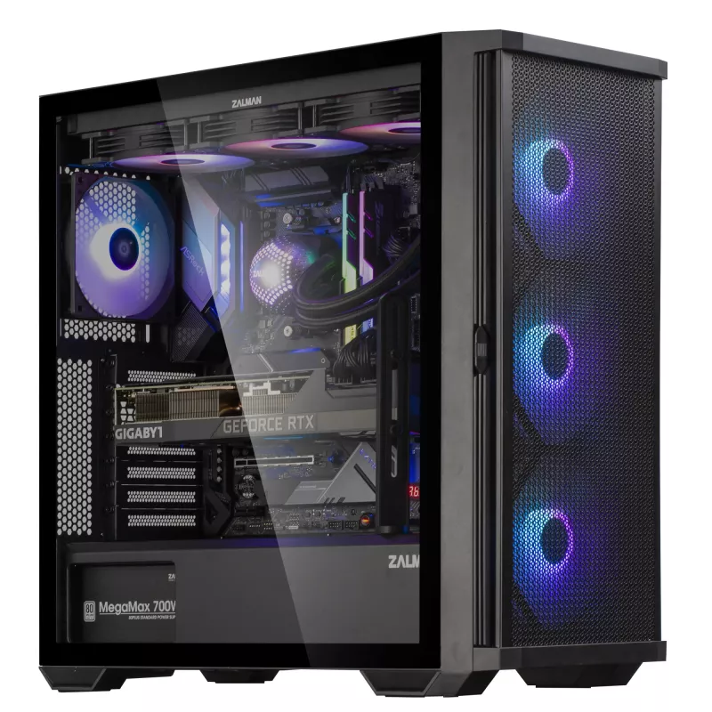 Obudowa komputerowa Zalman Z10 PLUS Midi Tower Czarna