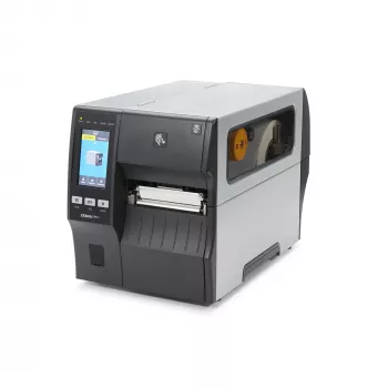 Drukarka etykiet i paragonów Zebra ZT411 — termiczna i termotransferowa, 203×203 DPI, szerokość druku 104 mm, przewodowa i bezprzewodowa