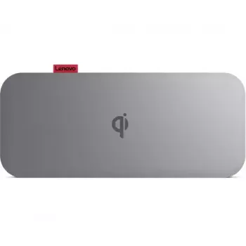 Lenovo GO Litowo-polimerowy (LiPo) 10000 mAh Ładowanie bezprzewodowe Szary