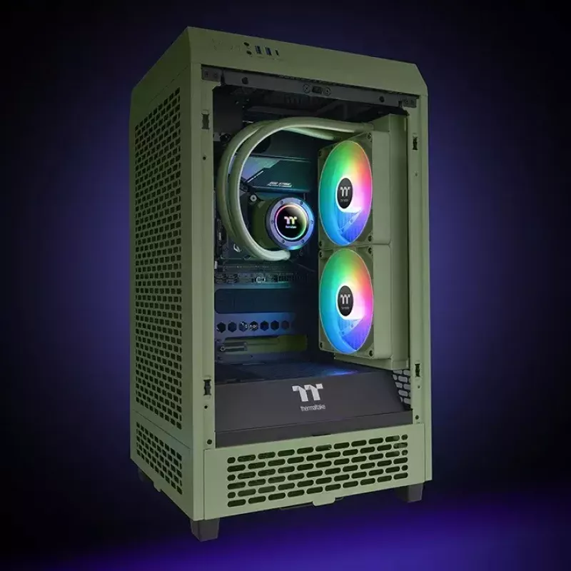 Zestaw chłodzenia cieczą Thermaltake TH280 V2 ARGB zielony 84,32 cfm 3,02 mmH2O