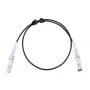 Extralink EX.2268 Kabel InfiniBand/światłowodowy 1 m SFP+ DAC Czarny