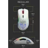 Glorious Gaming Glorious Model D Wireless - Matowa biel, dla prawej ręki, RF Wireless, 19000 DPI, biały