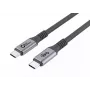 Kabel USB Microconnect USB3.2CC2 USB 3.2 Gen 2 (3.1 Gen 2) 2 m USB C Czarny