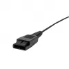 Jabra Biz 2300 QD, szerokopasmowy, Duo, przewodowy, biuro/centrum telefoniczne, 150 - 6800 Hz, 65 g, słuchawka, czarny