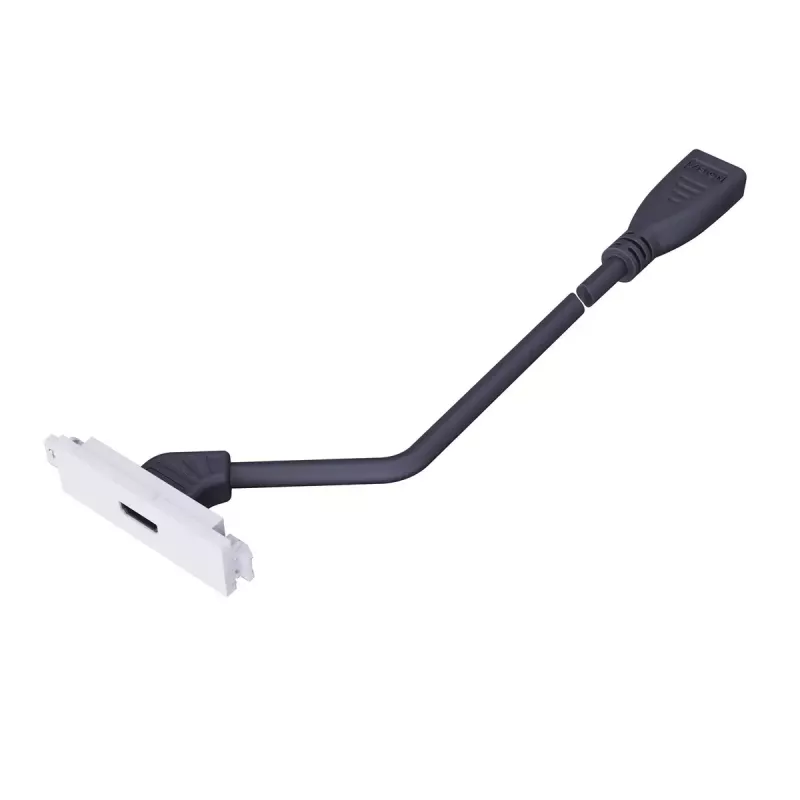 Vision Techconnect Moduł Wzmacniający HDMI 2m HDMI Typ Żeński Czarny Biały