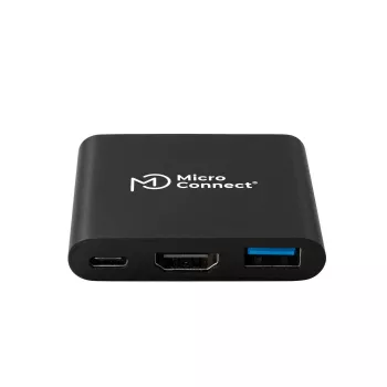 Stacja dokująca/replikator portów do laptopa Microconnect MC-HUBAV1, biała