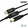 Microconnect MC-USB3.0AB20OP Kabel USB USB 3.2 Gen 2 (3.1 Gen 2) 20 m USB A USB B Czarny