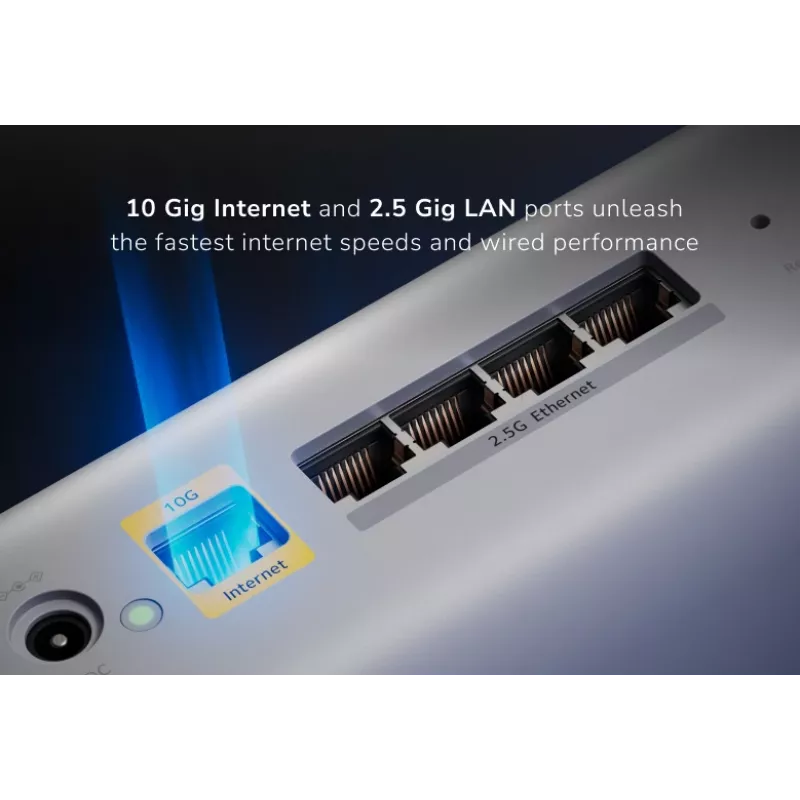 NETGEAR Orbi 870 Trójpasmowy (2,4 GHz / 5 GHz / 6 GHz) Biały 5 Wewnętrzne
