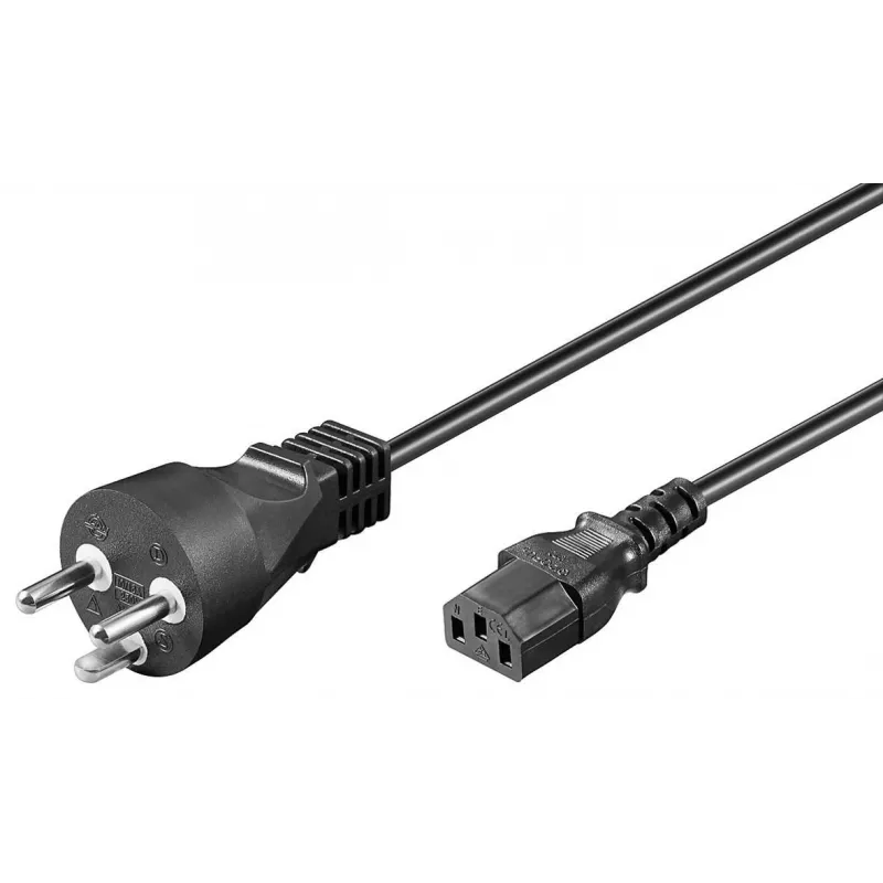Microconnect PE120430R kabel zasilający Czarny 3 m C13 coupler