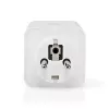 Inteligentna wtyczka Nedis WIFIP121FWT3 - wewnętrzne gniazdo Wi-Fi, zestaw 3 szt.