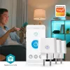 Inteligentna wtyczka Nedis WIFIP121FWT3 - wewnętrzne gniazdo Wi-Fi, zestaw 3 szt.