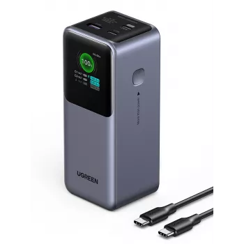 Ugreen 20000mAh 130W Szybkie Ładowanie Powerbank Litowy Szary