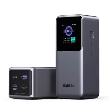 Ugreen 20000mAh 130W Szybkie Ładowanie Powerbank Litowy Szary