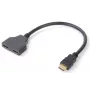 Kabel Microconnect HDMI Y-Splitter, 0,2 m, HDMI typu A (standard), 2 x HDMI typu A (standard), 1920 x 1200 pikseli, czarny