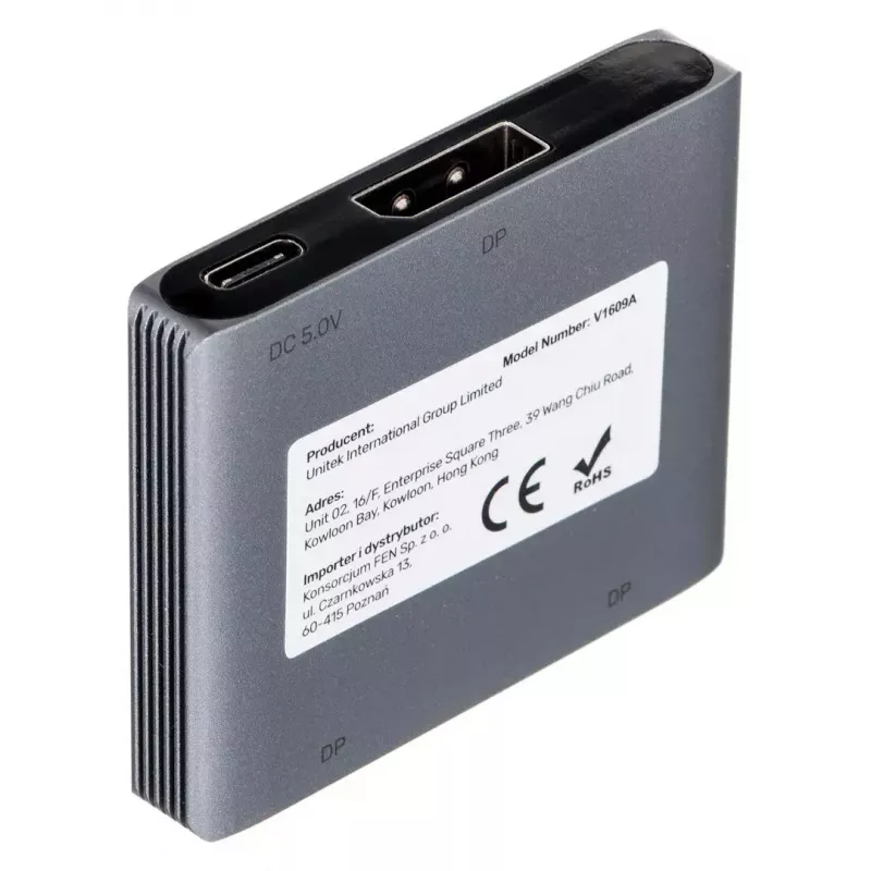 Unitek Dwukierunkowy Przełącznik DP 1.4 8K 2-w-1 (MPN V1609A)