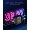 Ładowarka ścienna ICY BOX 2-portowa USB Power Delivery szybkie ładowanie czarna