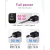 Ładowarka ścienna ICY BOX 2-portowa USB Power Delivery szybkie ładowanie czarna