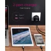 Ładowarka ścienna ICY BOX 2-portowa USB Power Delivery szybkie ładowanie czarna