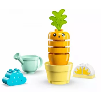 Toy set LEGO Duplo 10981 Growing Carrot — interactive preschool building playset