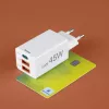 Hama 00201995 ładowarka do urządzeń mobilnych Smartfon Biały AC Szybkie ładowanie Wewnętrzna, Zewnętrzna