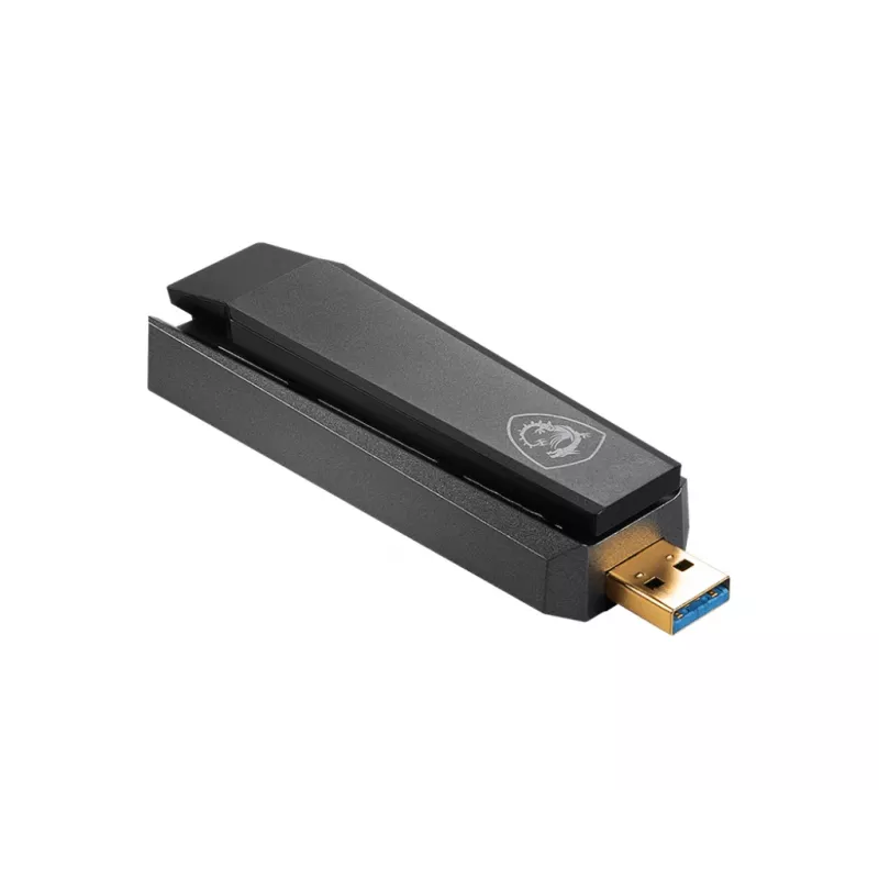 Adapter WiFi USB MSI AX1800 USB 2.0 Type-A Bezprzewodowy 2.4GHz 5GHz