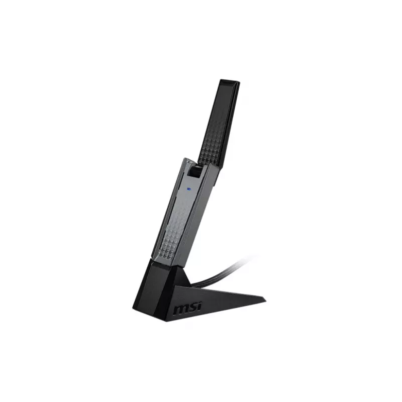 Adapter WiFi USB MSI AX1800 USB 2.0 Type-A Bezprzewodowy 2.4GHz 5GHz