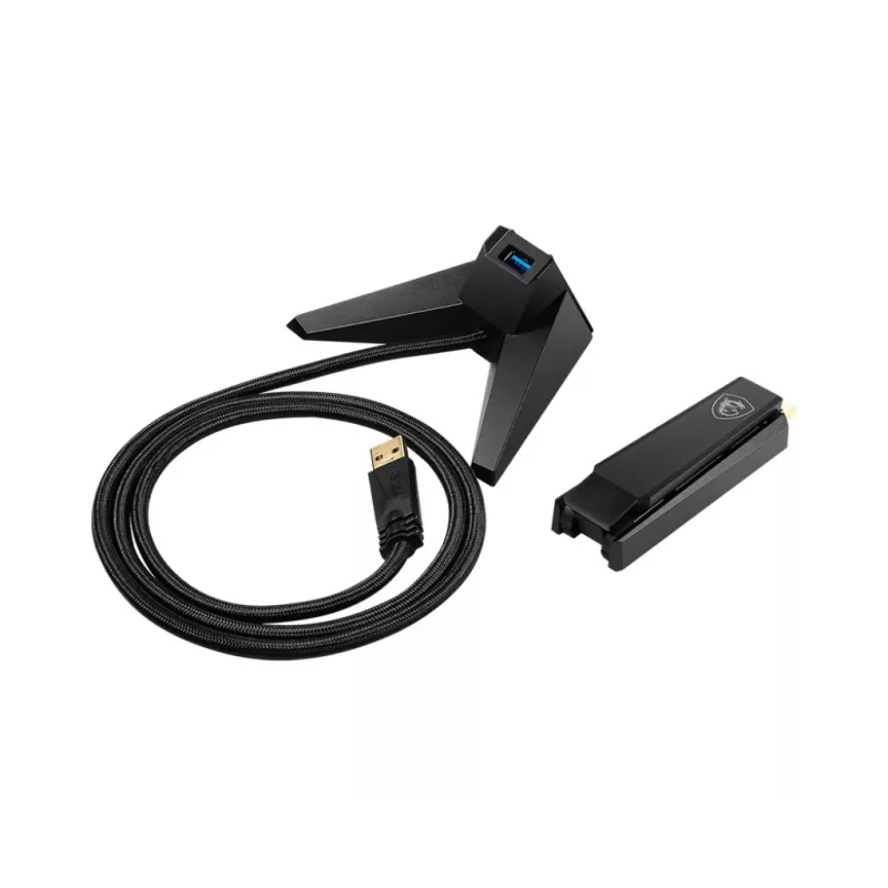 Adapter WiFi USB MSI AX1800 USB 2.0 Type-A Bezprzewodowy 2.4GHz 5GHz