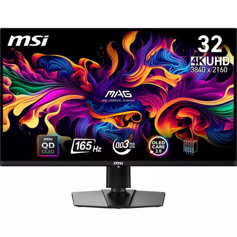 Monitor komputerowy MSI MAG 321UP QD-OLED 80 cm (31,5 cala) 3840 x 2160 pikseli 4K Ultra HD Czarny