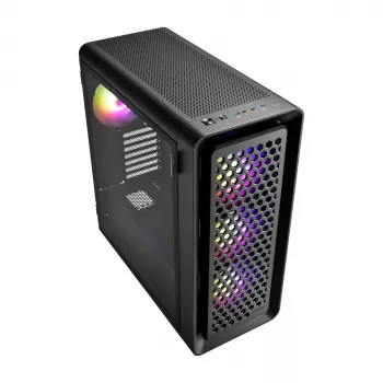 FSP CUT593A Obudowa Full Tower mITX, mATX, ATX, E-ATX Czarna ARGB