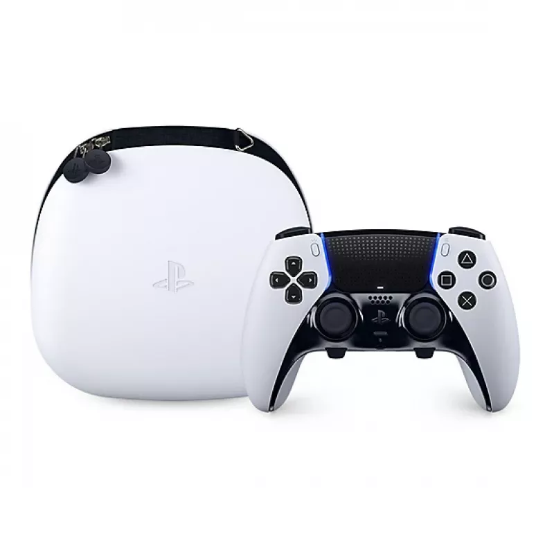 Gamepad Sony DualSense Edge do PlayStation 5 — Przewodowy i Bezprzewodowy (Bluetooth/USB), Czarno-Biały