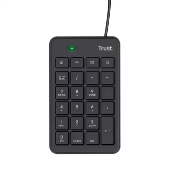 Trust 22221 klawiatura numeryczna Laptop/PC USB Czarna