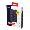 Trust 22221 klawiatura numeryczna Laptop/PC USB Czarna