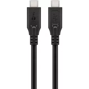 Kabel USB Goobay 74205 USB 3.2 Gen 1 1m USB C Czarny