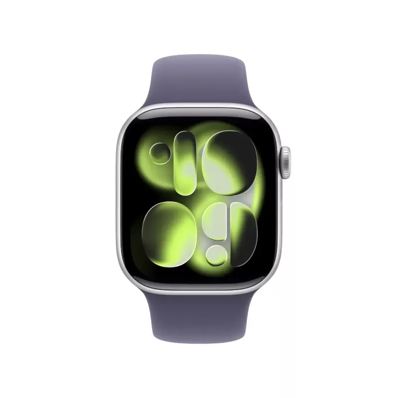Smartwatch Apple Watch Series 11 GPS + Cellular 42mm Srebrne Aluminium Pasek Purple Fog