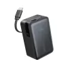 Powerbank Anker Nano 45W z wbudowanym wysuwanym kablem USB-C A1638H11 10000 mAh Czarny