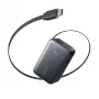 Powerbank Anker Nano 45W z wbudowanym wysuwanym kablem USB-C A1638H11 10000 mAh Czarny