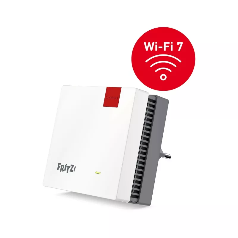 FRITZ! 20003134 system mesh Wi-Fi dwuzakresowy (2,4 GHz / 5 GHz) Wi-Fi 7 (802.11be) Czerwony, Biały 1 Wewnętrzna
