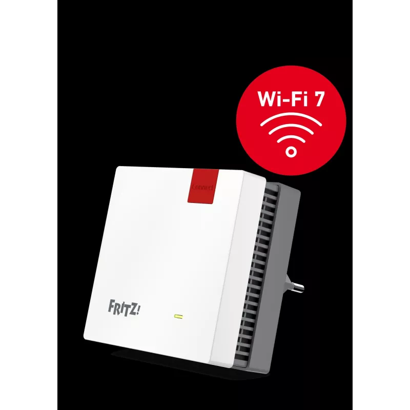 FRITZ! 20003134 system mesh Wi-Fi dwuzakresowy (2,4 GHz / 5 GHz) Wi-Fi 7 (802.11be) Czerwony, Biały 1 Wewnętrzna