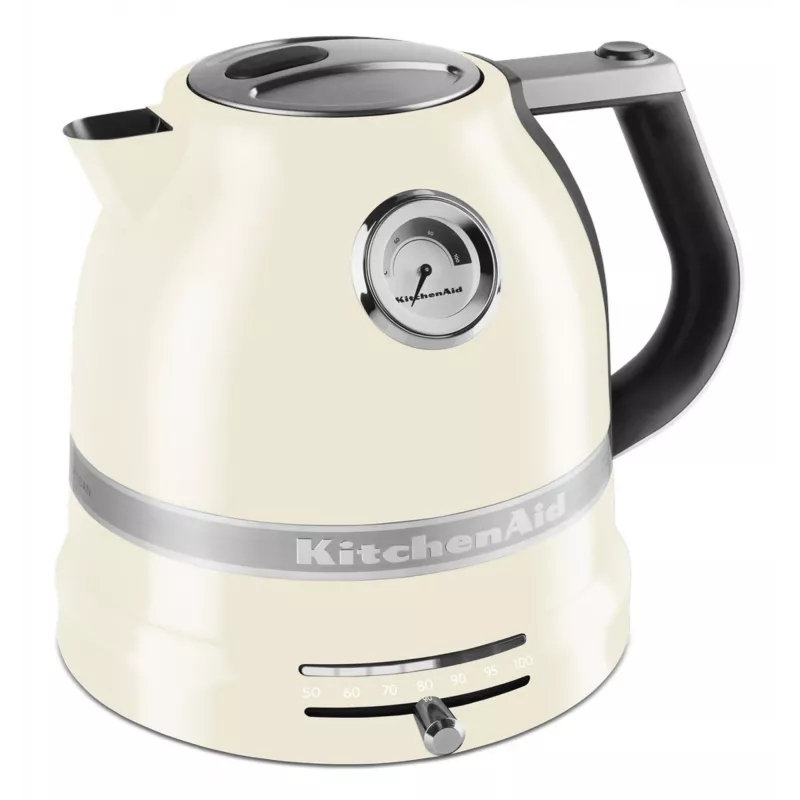 Czajnik elektryczny KITCHENAID 1,5 L 2400 W kremowy, 7 ustawień temperatury, korpus ze stali nierdzewnej