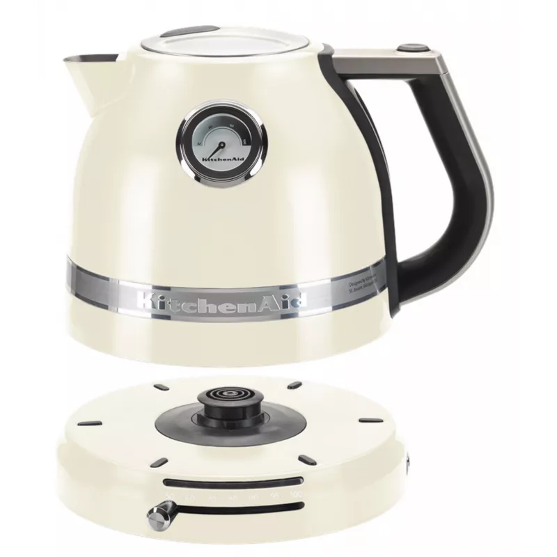 Czajnik elektryczny KITCHENAID 1,5 L 2400 W kremowy, 7 ustawień temperatury, korpus ze stali nierdzewnej