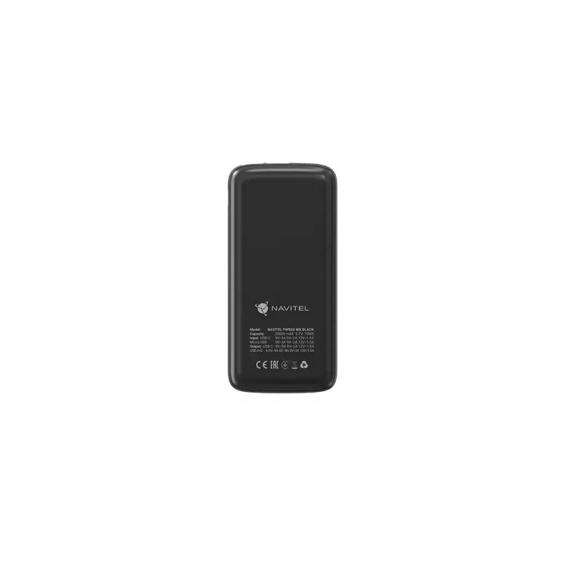 Przenośna ładowarka Navitel PWR20 MX CZARNY 20000 mAh