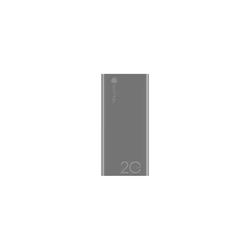 Przenośny powerbank Navitel PWR20 AL srebrny 20000 mAh