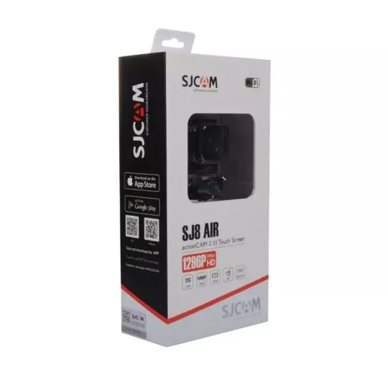 Kamera sportowa SJCam SJ8 AIR 4K 30 kl./s z Wi‑Fi (SJ8AIR-BK)