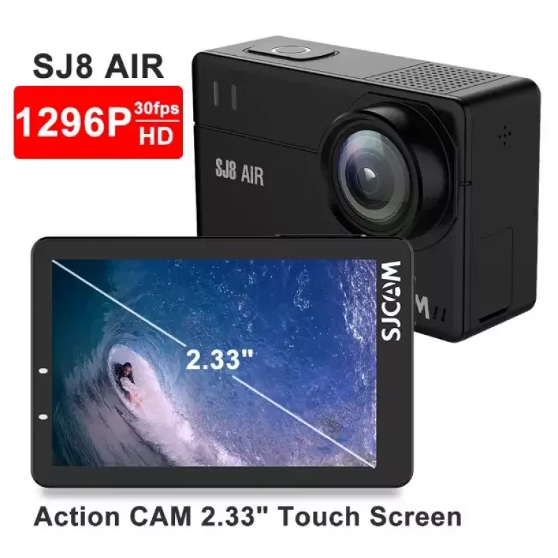 Kamera sportowa SJCam SJ8 AIR 4K 30 kl./s z Wi‑Fi (SJ8AIR-BK)