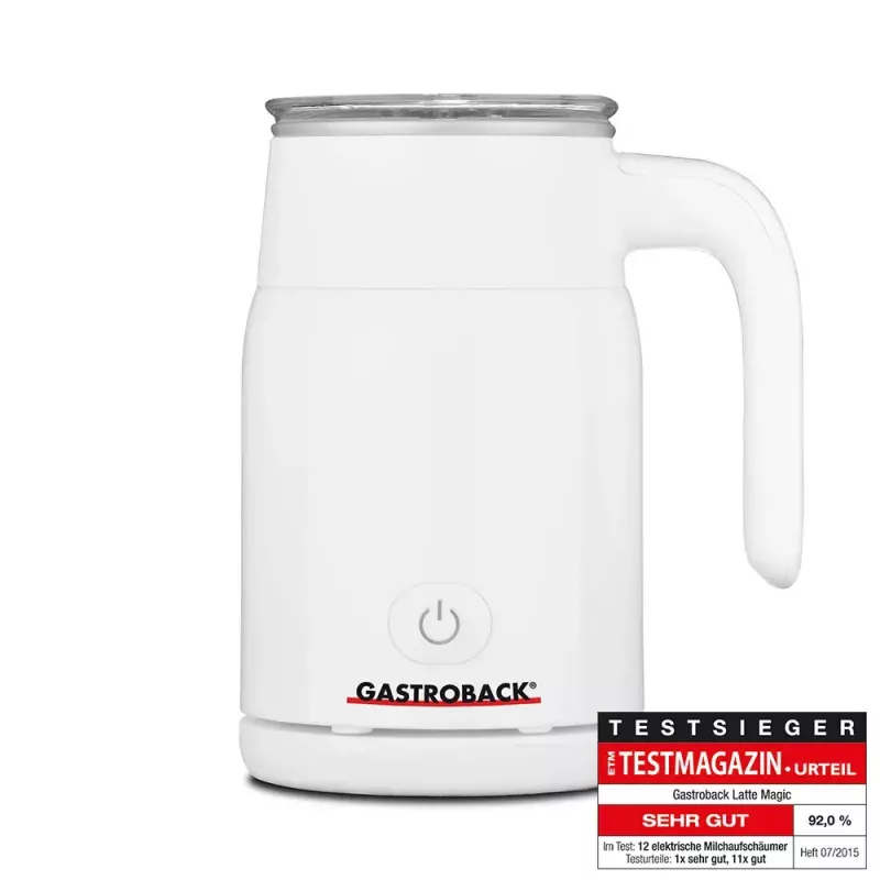 Automatyczny spieniacz do mleka Gastroback Latte Magic 42325 biały