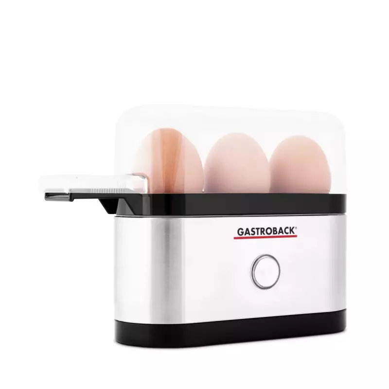 Jajowar Gastroback Design Mini 3 jajka 350 W Czarny Stal nierdzewna