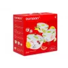 Salaterka Oursson BS2981RC/GA okrągła ceramiczna wielokolorowa 3 szt.