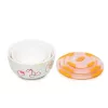 Zestaw misek OURSSON BS2981RC/OR 1,7 l okrągłe ceramiczne pomarańczowo-białe 3 szt.