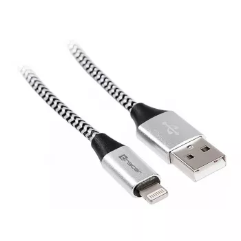 Kabel Lightning Tracer TRAKBK46268 1 m czarny srebrny