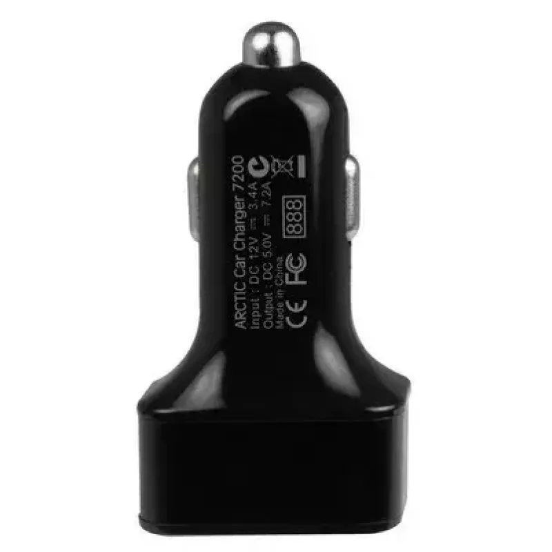 ARCTIC Car Charger 7200 - 3-portowa ładowarka samochodowa USB